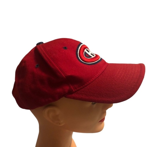 Montreal Canadians Red NHL Zephyr The Z Hat Adjustable Baseball Cap Wool Blend - Picture 4 of 8